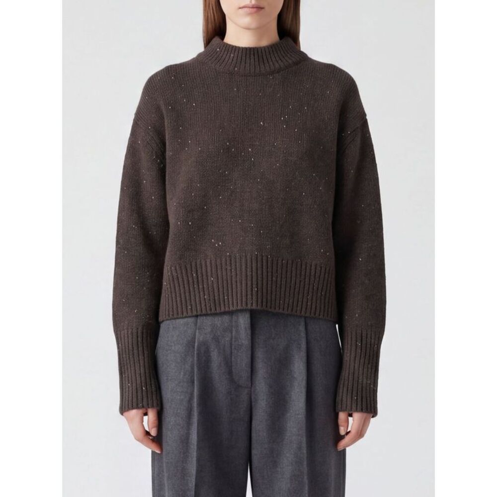 Lisa Yang Women Lisa Yang Cashmere Blend Crewneck Jumper With Dropped Shoulders